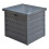 200L Metal Outdoor Garden Storage Box Lockable, Anthracite 3