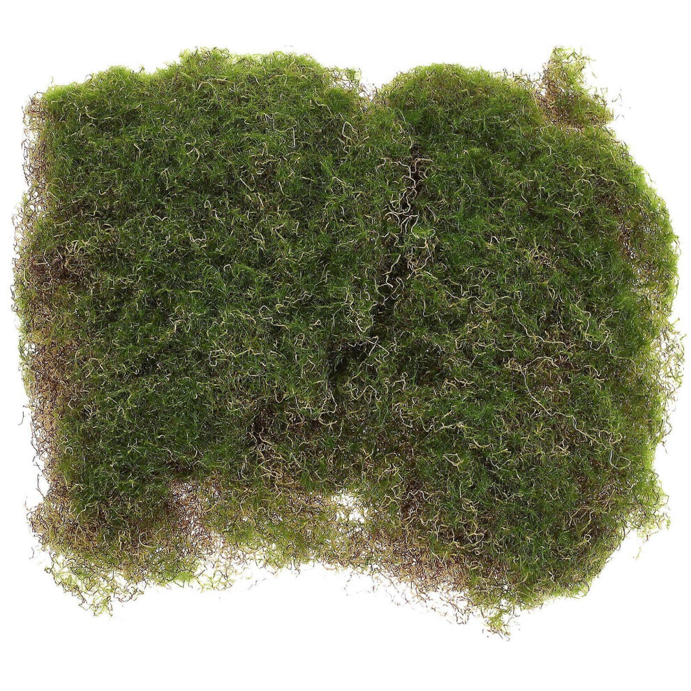 Kricely Green (As Show, One Size) Simulated Moss Turf Artificial Moss Lichen Fake Moss Mat Simulation Moss