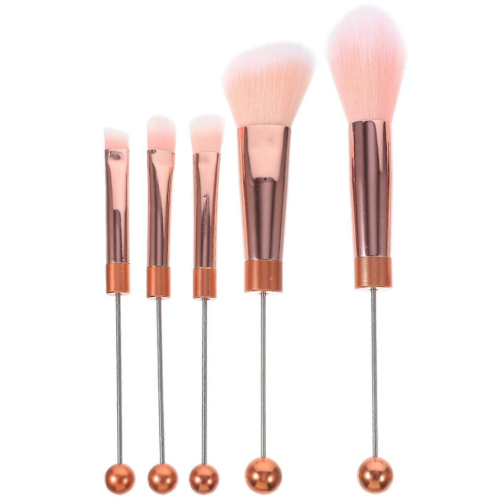 Kricely (As Show, One Size) 5Pcs Makeup Brushes Women Cosmetics Brushes Eye Shadow Brushes Blush Brush Loose Powder Brush