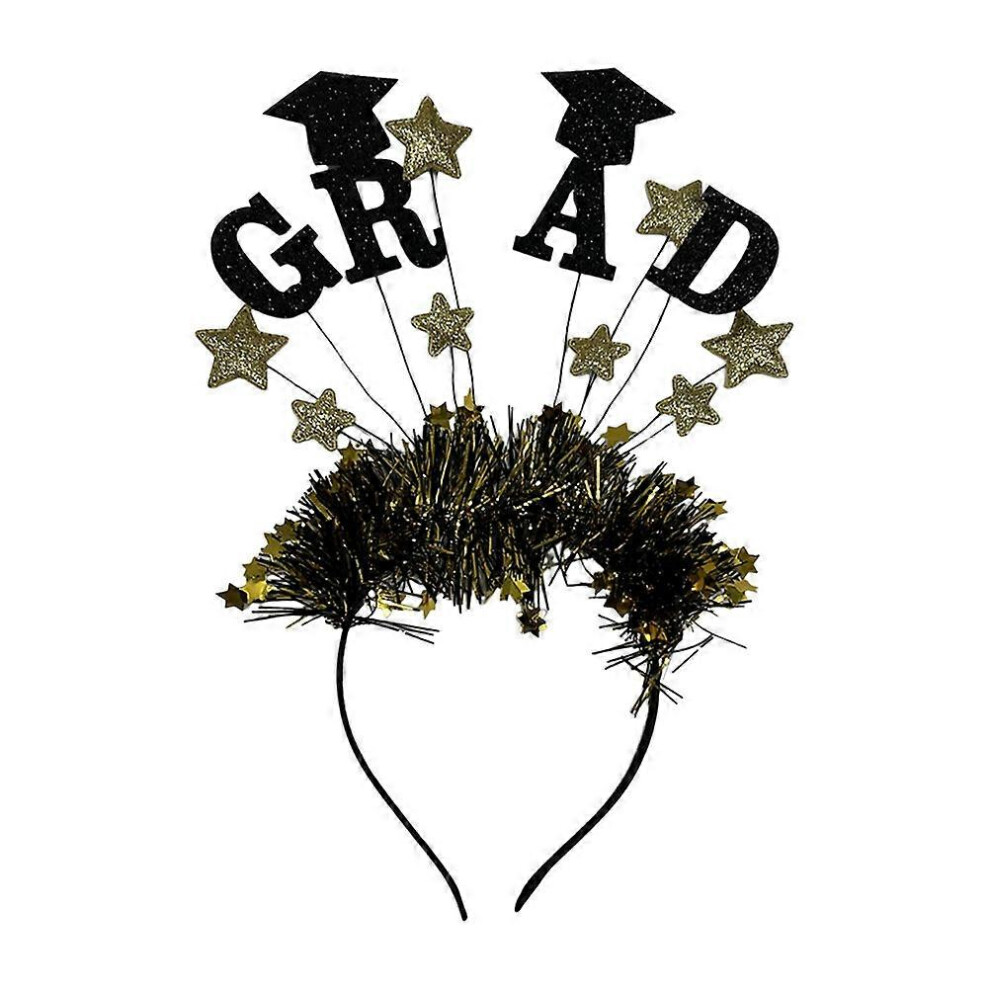 Kricely (As Show, One Size) Graduation Party Headband Grad Cap Headband Graduated Party Supply Graduation Headband