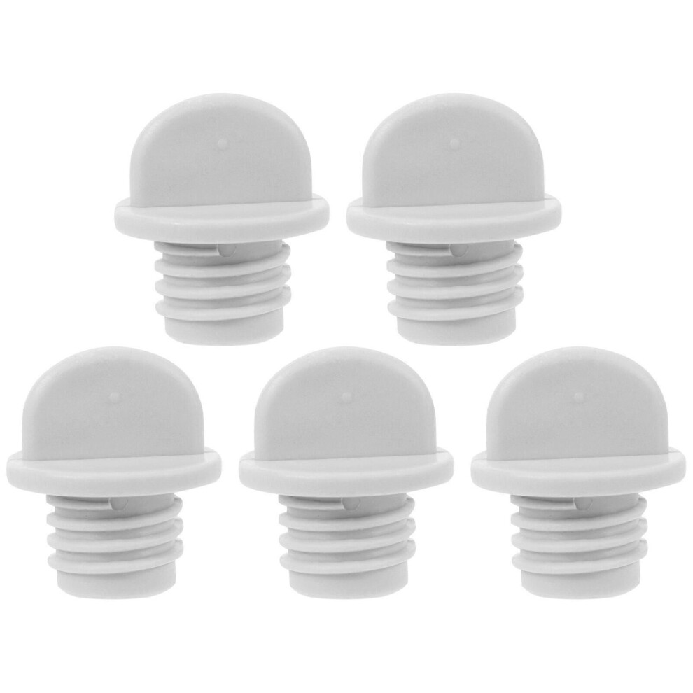 Oltyutc (As Show, One Size) 5Pcs Hot Water Bag Replacement Stopper Reusable Sealing Stopper Anti-Leak Hot Water Bottle Cap