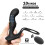 (black) Male Prostate Massage Remote Anal Vibrator 10 Speeds Delay Ejaculation Cock Ring Testis Stimulate Anus Plug Butt 2