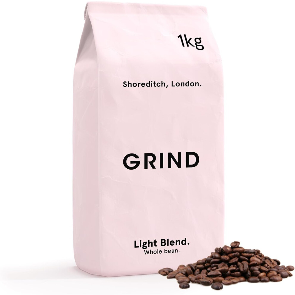 Grind Store Grind Blend Specialty Coffee Beans 1Kg Bag Roast Suitable For All Coffee Machines 100% Arabica Barista Quality Freshly Roasted In Uk Light