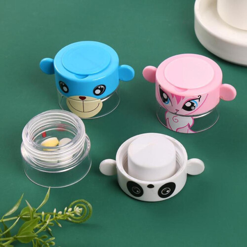 Portable Cute Cartoon Pill Grinder 2