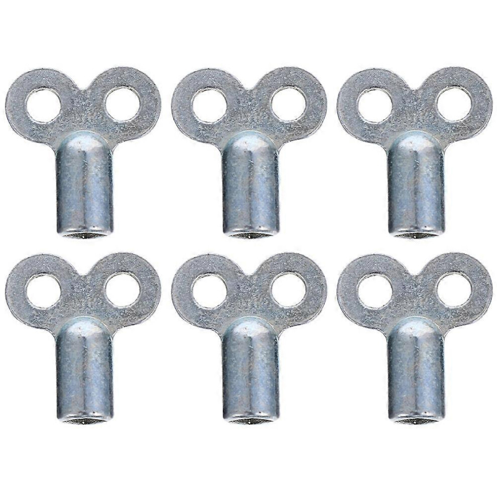 (Silver 8, One Size) 6Pcs Radiator Keys Gas Keys Radiator Tail Keys Radiator Air Vent Keys For Bleeding 5061698984978