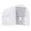 Outsunny Outsunny Greenhouse Solid Frame Walk-in Garden Grow Large Insect Poly Tunnel 9