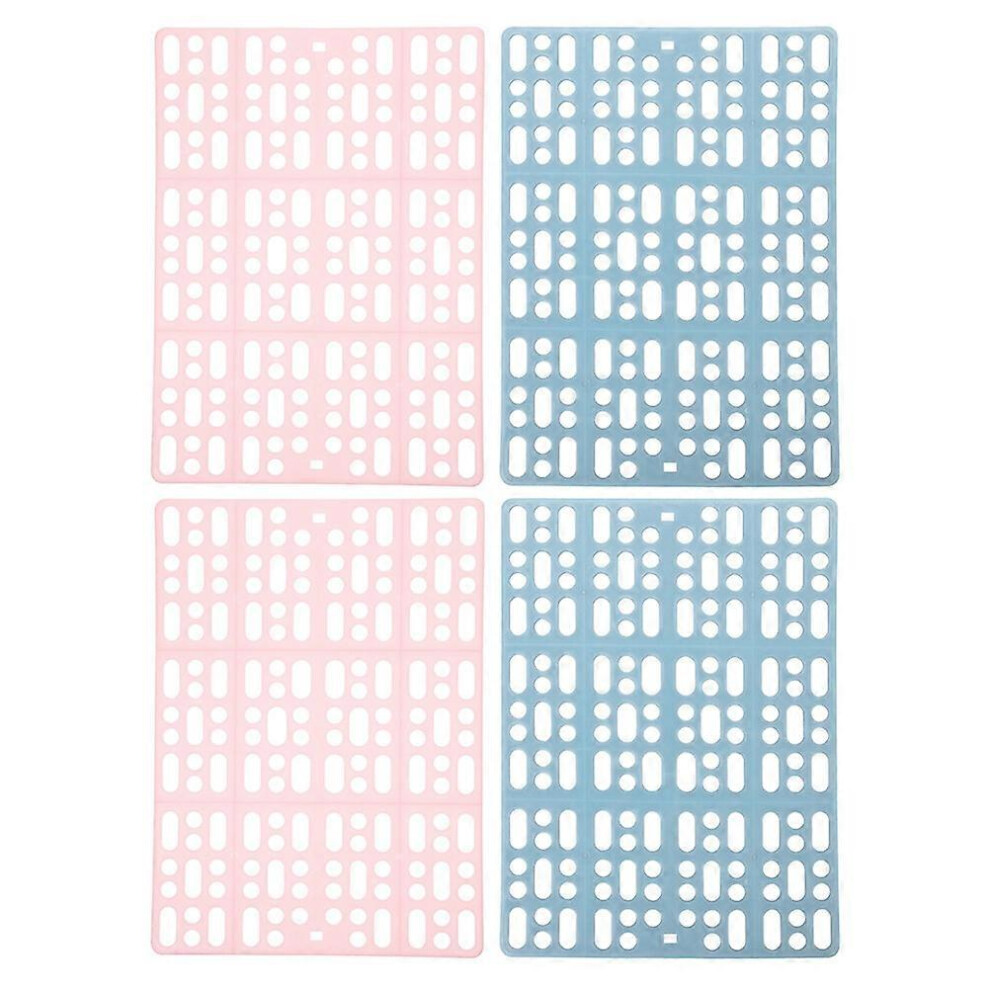 Kricely (As Show, One Size) 4Pcs Rabbit Floor Mat Small Animal Feet Pad Cage Resting Mat Rabbit Cage Mat