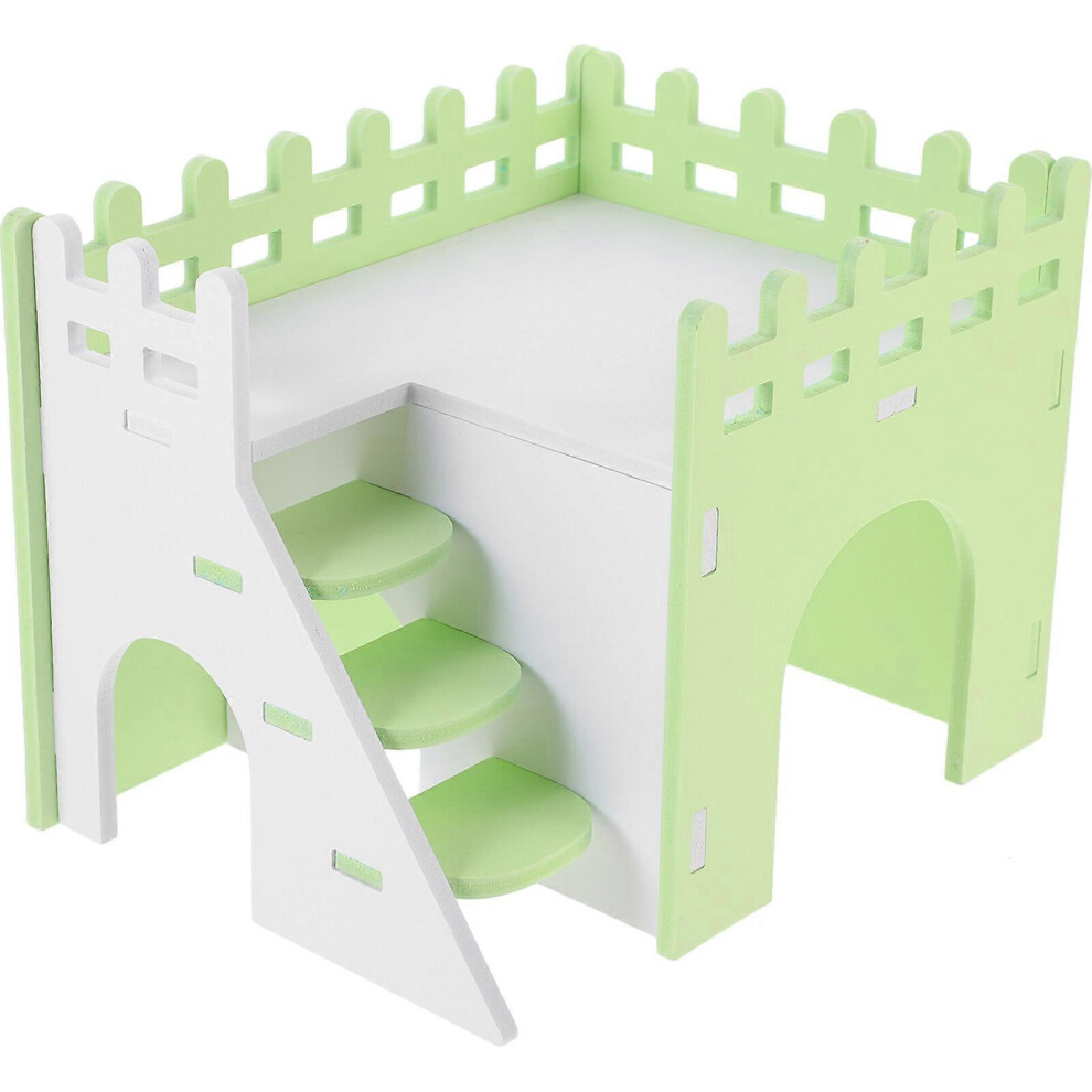 Kricely (As Show, One Size) 1 Set Hamster House Squirrel Hideout Hut Small Animals Hideout Guinea Pig Cage Hideout
