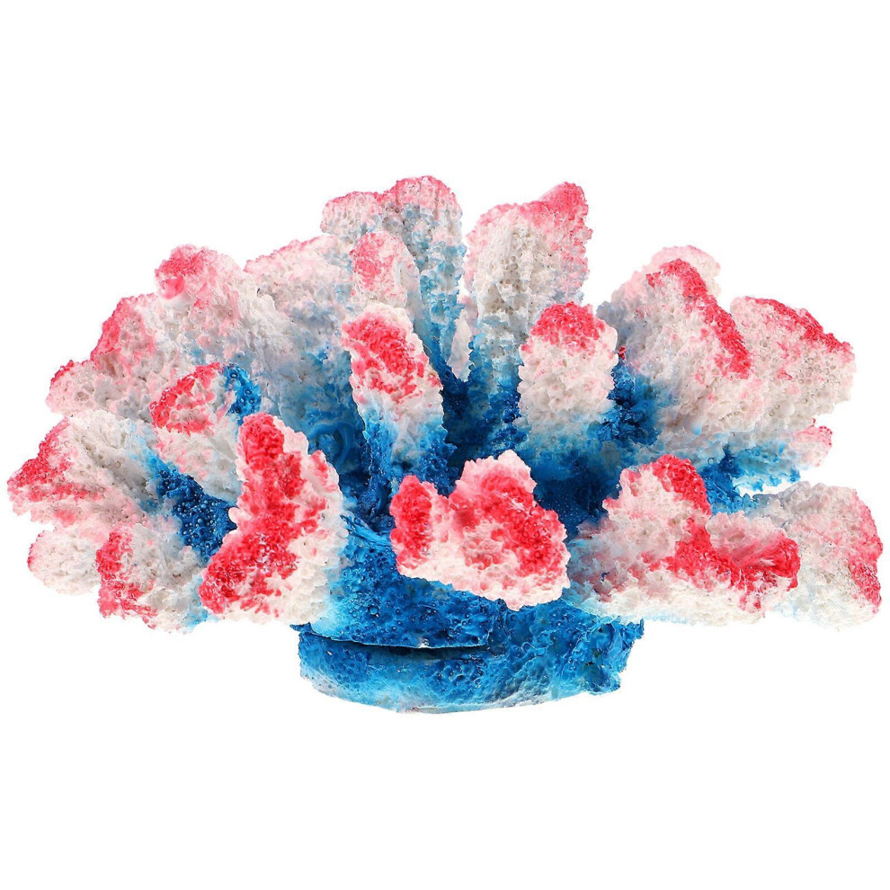 Kricely Coral (As Show, One Size) Simulated Ornament Aquarium Resin Ornament Fish Tank Decoration