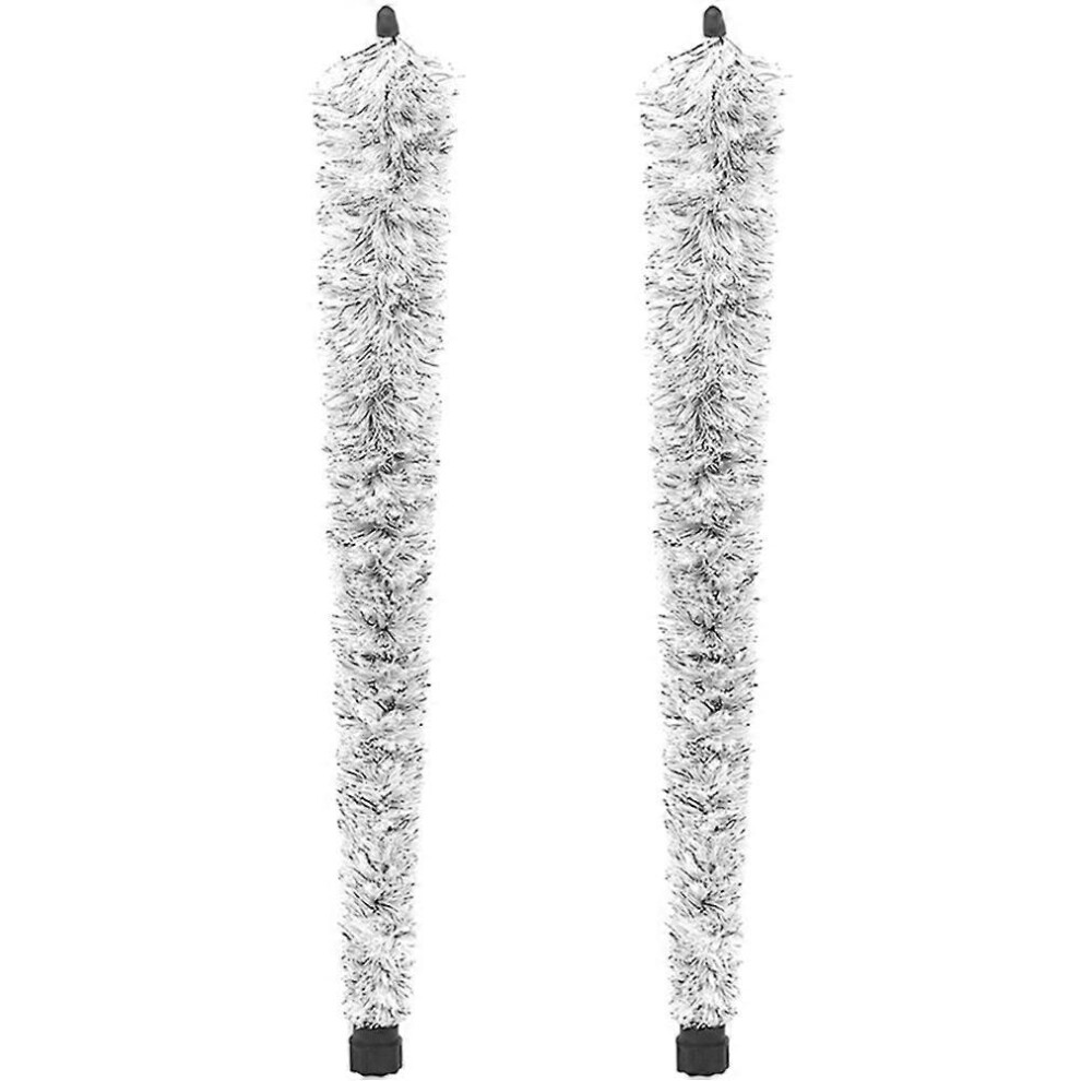 Kricely (As Show, One Size) 2Pcs Saxophone Cleaning Brushes Alto Sax Cleaning Brush Cotton Saxophone Care Brush