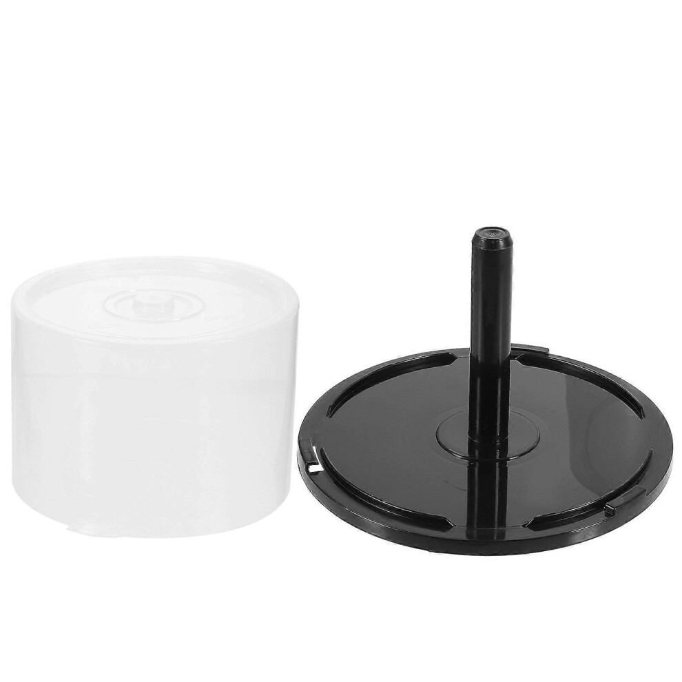 Kricely (As Show, One Size) 2 Pcs Empty Cd Storage Bucket Dvd Storage Holder Portable Dvd Storage Containers