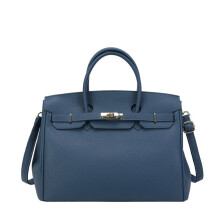 Schultertasche mit Schnalle – modisch, vielseitig, PU-Leder, verstellbarer Träger, Innenfächer, trapezförmiges Design