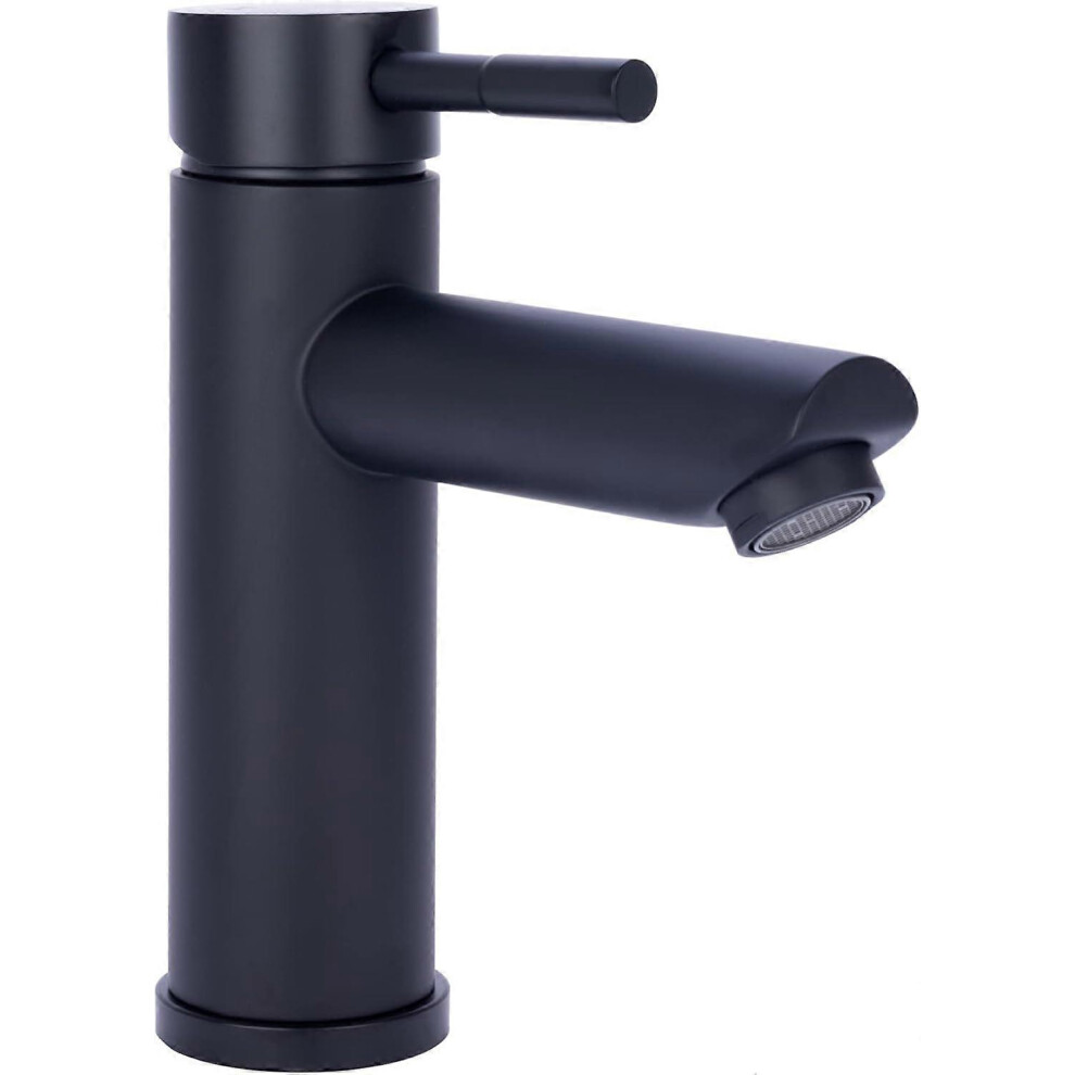 Basin Faucet School Faucets Bathroom Tap Kitchen Faucets One Hole Faucet Black Finish Faucet Vanity Faucet Lavatory Faucet Bath Mixer Tap Stainle