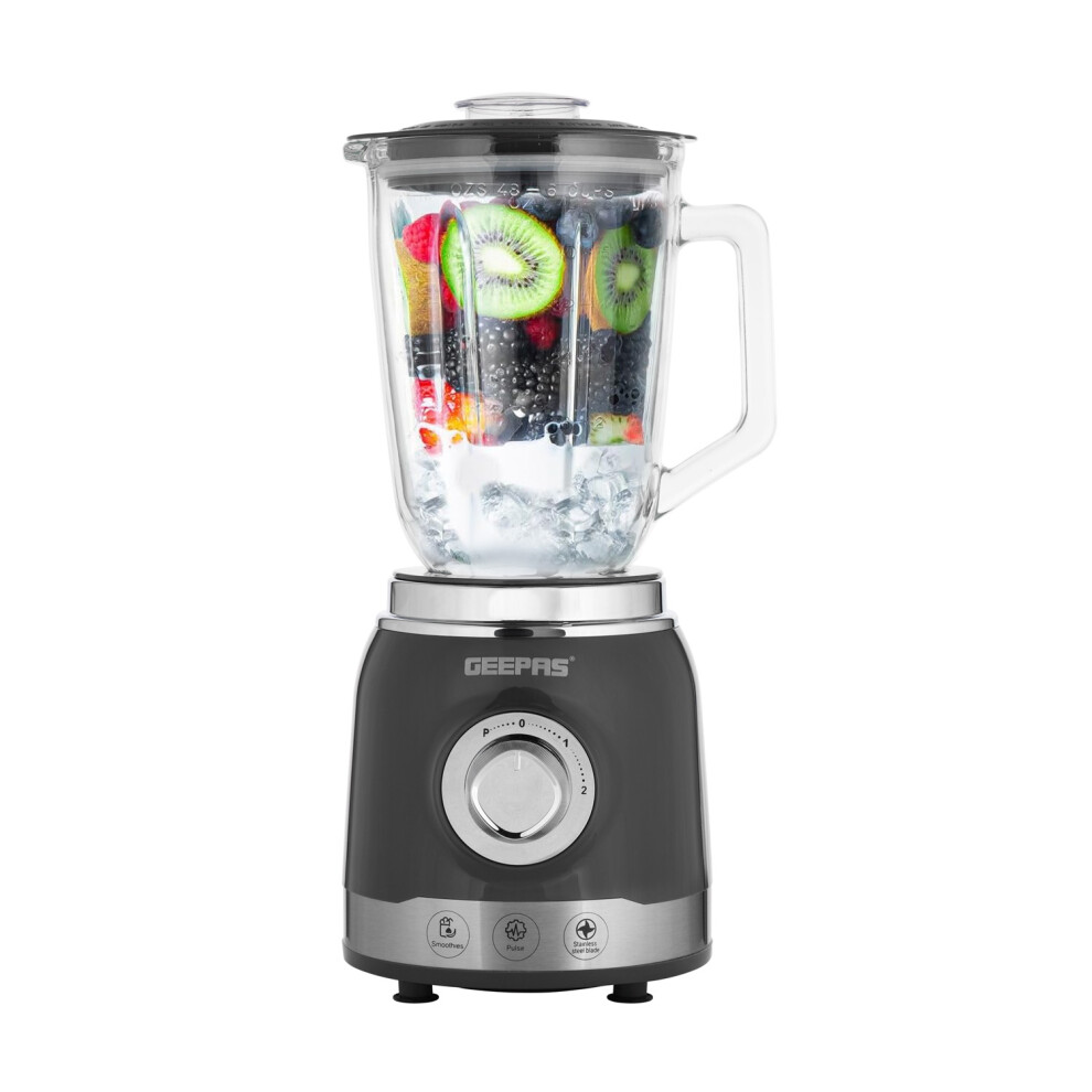Geepas Electric Blender Smoothie Maker 700W 2 Speed Control