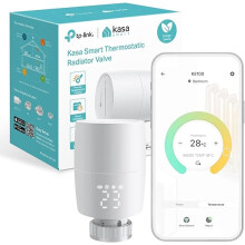 TP-Link Kasa Smart Thermostat Radiator Valve , Smart Radiator Valve, Energy Saving, LED display Radiator Thermostat