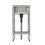 Commercial Square Kitchen Sink with Single Bowl Basin Grid Shelf 4