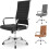 (Black) UEV Ergonomic Office Chair, PU Leather 4