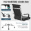 (Black) UEV Ergonomic Office Chair, PU Leather 6