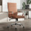 (Brown) UEV Ergonomic Office Chair, PU Leather 1