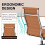 (Brown) UEV Ergonomic Office Chair, PU Leather 7