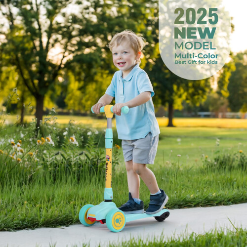3 Wheel Kids Scooter, Foldable Toddler Scooter 2