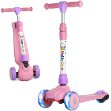 3 Wheel Kids Scooter, Foldable Toddler Scooter
