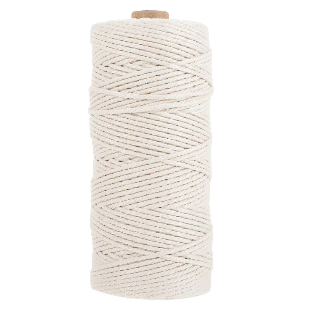 Kricely (As Show, One Size) 1 Roll Sausage Cotton Thread Sausage Casing Thread Meat Binding Rope Binding Rope(200M)