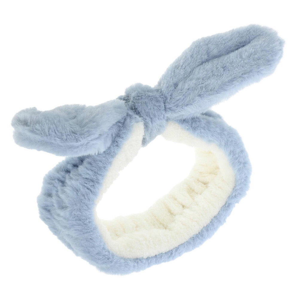 Kricely (Khaki, One Size) Skin Care Headband Face Wash Hair Headband Rabbit Ear Shape Make Up Hair Band