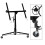 11ft Drywall Lifter with Rolling Casters Panel Hoist 4