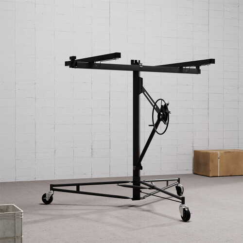 11ft Drywall Lifter with Rolling Casters Panel Hoist