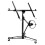11ft Drywall Lifter with Rolling Casters Panel Hoist 3