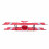 Colorful 3D airplane kite with handle and leash. Good flight gift 3