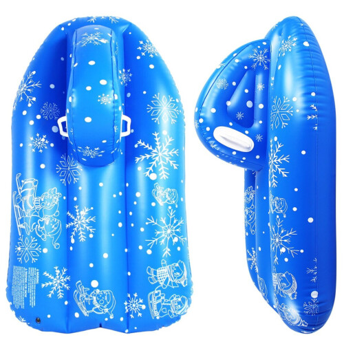 Inflatable Snowflake Large PVC Inflatable Boat for Winter Skating