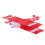 Colorful 3D airplane kite with handle and leash. Good flight gift 2