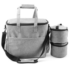 Bolsa de viaje para mascotas de 15 litros - Caja de almacenamiento de comida para perros