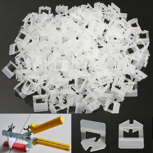 200pcs 1mm White Ceramic Tile Plastic Tile Spacers 1