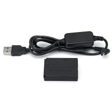 5V USB-kabel DC 8.4V Power Bank + DR-E 12 DC-koppeling LP-E12 Dummy Batterij voor Canon EOS M EOS M2 M10 M50 Camera