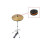 10 Packs Drum Cymbal Felt Pad Protector Round Separator Drum Mat for Drum Covers 5