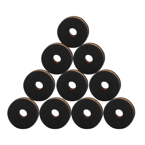 10 Packs Drum Cymbal Felt Pad Protector Round Separator Drum Mat for Drum Covers 2