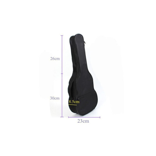 21 Inch Ukulele Gig Bag Case Shoulder Strap Black Light Gear 2