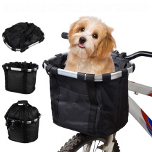 33x28x25CM Opvouwbare Fietsmand Fietsstuurmand Hond Drager MTB Racefiets Frametas