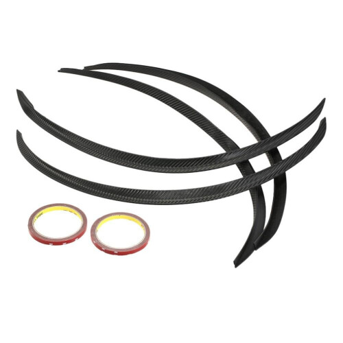 4PCS Carbon-Faser-Auto-Rad-Augenbraue 1