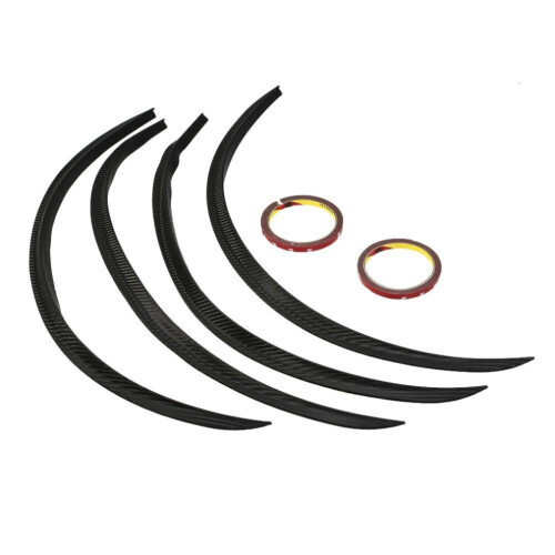 4PCS Carbon-Faser-Auto-Rad-Augenbraue 2