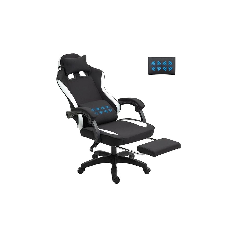 Fabric Massage Gaming Chair, Fabric Ergonomic Computer Chair-image-OPC-PG7ZDDJ-NEW