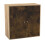 URBN Living (Rustic Brown, With Oak Door) 2-Tier Wooden Storage Cupboard 1
