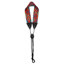 (3) Schultergurt-Nackenband aus Polyester-ABS-Leder mit Rautenmuster für Saxophonzubehör