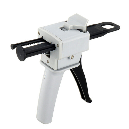 (50ml) 50ml/75ml AB Glue Applicator Dispenser Impression Mixing Dispenser Handle Spread Applicator Glue Nozzle 1