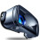 (Tipo A) Gafas VR 3D Realidad virtual Pantalla completa Gafas VR gran angular visuales para teléfonos inteligentes 2