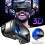 (Tipo A) Gafas VR 3D Realidad virtual Pantalla completa Gafas VR gran angular visuales para teléfonos inteligentes 5