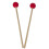 (Yellow) yarn head medium hard with maple handle, medium keyboard marimba mallets 4